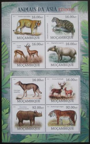 Poštové známky Mozambik 2012 Vyhynulá fauna Ázia Mi# Mi# 5683-90 Kat 16€