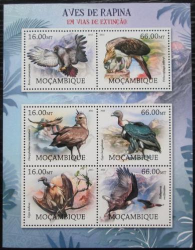 Poštové známky Mozambik 2012 Dravci na cestì k vyhynutí Mi# 5775-80 Kat 14€