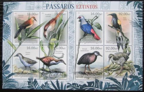 Poštové známky Mozambik 2012 Vyhynulí ptáci Mi# 5718-25 Kat 16€