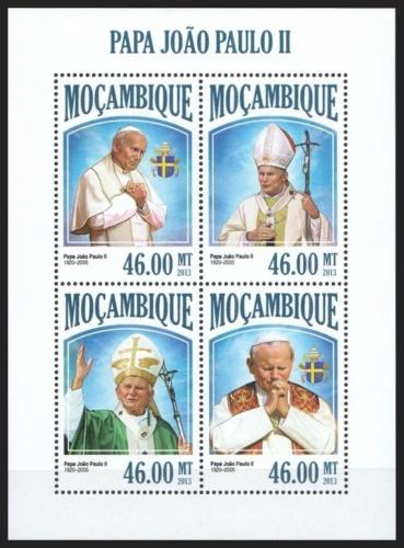 Potov znmky Mozambik 2013 Pape Jan Pavel II. Mi# 6922-25 Kat 11 - zvi obrzok
