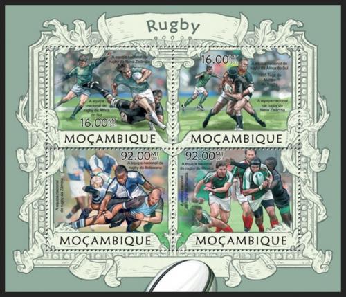Poštové známky Mozambik 2013 Rugby Mi# 6354-57 Kat 13€
