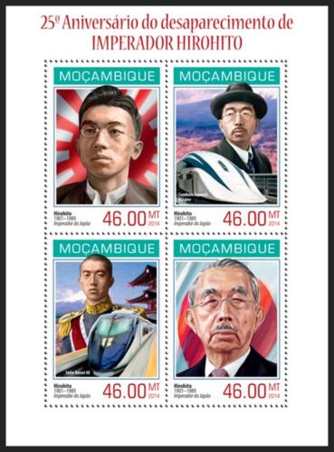 Poštové známky Mozambik 2014 Cisár Hirohito Mi# 7200-03 Kat 11€
