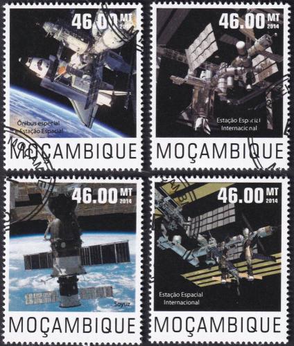 Potov znmky Mozambik 2014 Vesmrn stanice 2B Mi# 7680-83 Kat 10