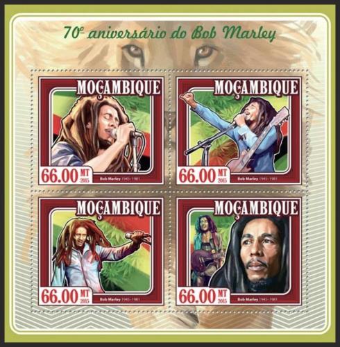 Poštové známky Mozambik 2015 Bob Marley Mi# 7805-08 Kat 15€ 