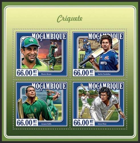 Poštové známky Mozambik 2015 Kriket Mi# 7715-18 Kat 15€