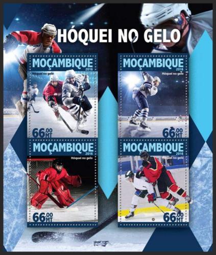 Poštové známky Mozambik 2016 ¼adový hokej Mi# 8434-37 Kat 15€