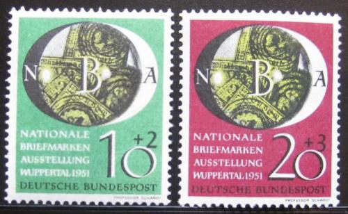 Poštové známky Nemecko 1951 Národní výstava Mi# 141-42 90€