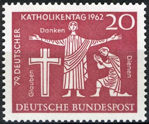 Potov znmky Nemecko 1962 Setkn katolk Mi# 381