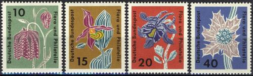 Potov znmky Nemecko 1963 Flra Mi# 392-95 
