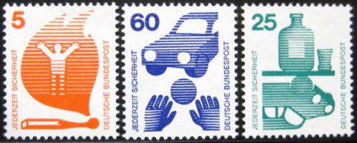 Potovn znmky Nmecko 1971 Prevence proti nehodm ronk - zvi obrzok