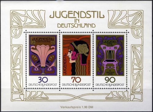 Potov znmky Nemecko 1977 Ornamenty Mi# Block 14 - zvi obrzok