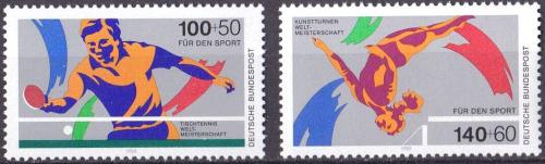 Potov znmky Nemecko 1989 porty Mi# 1408-09 Kat 5.50