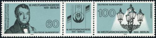 Potov znmky Nemecko 1991 Svtov kongres plyna Mi# 1537-38