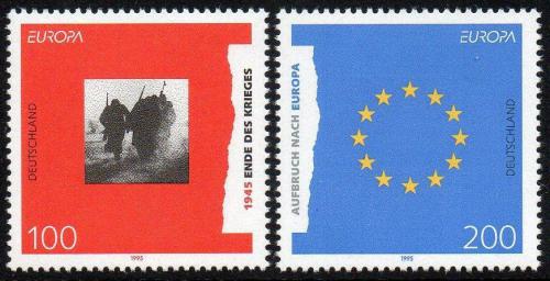 Poštové známky Nemecko 1995 Európa CEPT, mír a svoboda Mi# 1790-91