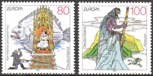 Poštové známky Nemecko 1997 Európa CEPT, legendy Mi# 1915-16 
