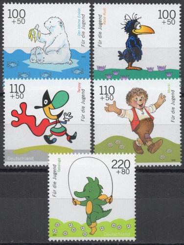 Poštové známky Nemecko 1999 Karikatury Mi# 2055-59 Kat 11€