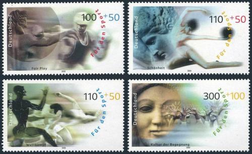 Poštové známky Nemecko 2000 Športy Mi# 2094-97 Kat 12€