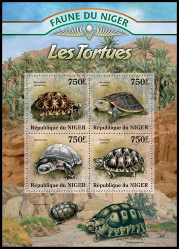 Poštové známky Niger 2013 Korytnaèky Mi# 2036-39 Kat 12€