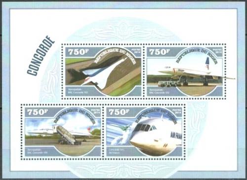 Poštové známky Niger 2014 Concorde Mi# Mi# 3244-47 Kat 12€