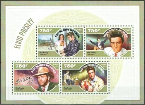 Poštové známky Niger 2014 Elevys Presley Mi# Mi# 3254-57 Kat 12€