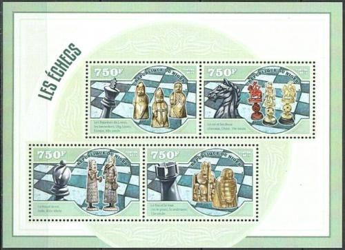 Poštové známky Niger 2014 Historické šachové figurky Mi# 3085-88 Kat 12€