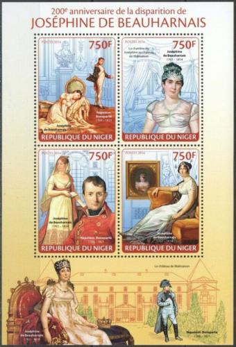 Poštové známky Niger 2014 Joséphine de Beauharnais Mi# 2677-80 Kat 12€