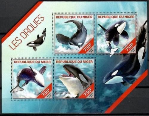 Poštové známky Niger 2014 Kosatky Mi# 2870-73 Kat 12€