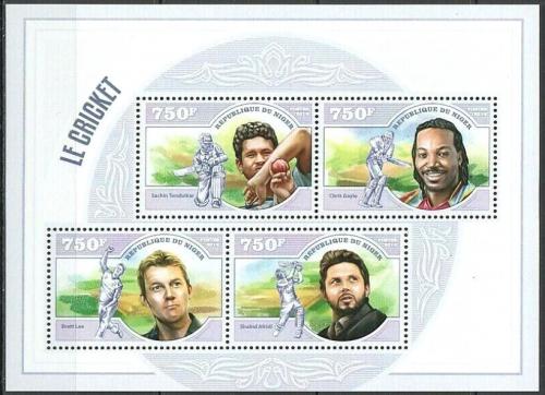 Poštové známky Niger 2014 Kriket Mi# 3090-93 Kat 12€