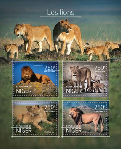 Poštové známky Niger 2014 Levy Mi# 3199-3202 Kat 12€