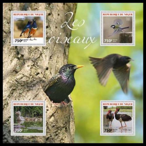 Poštové známky Niger 2014 Vtáci Mi# Mi# 2937-40 Kat 12€