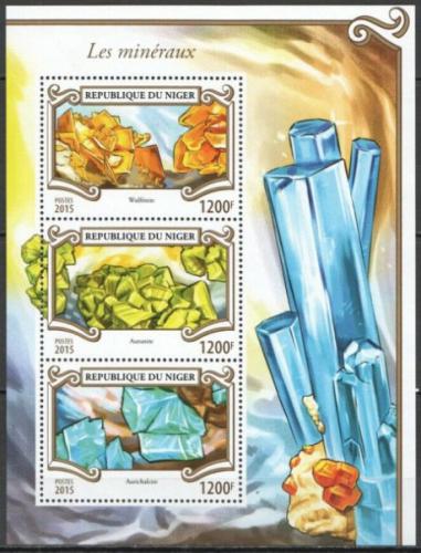 Poštové známky Niger 2015 Minerály Mi# 3590-92 Kat 14€