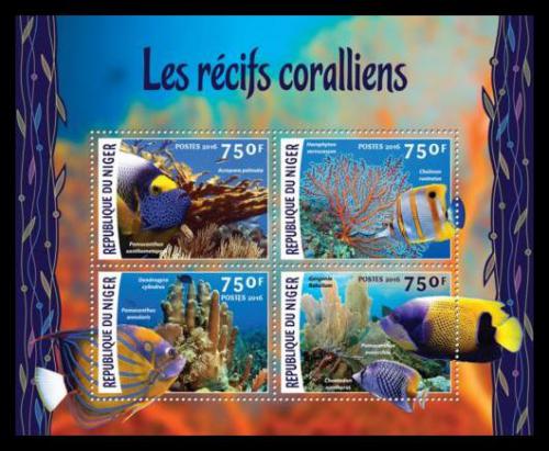 Poštovní známky Niger 2016 Ryby korálových útesù Mi# 4112-15 Kat 12€
