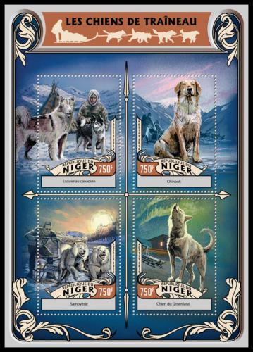 Poštové známky Niger 2016 Tažní psi Mi# 4262-65 Kat 12€