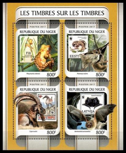 Poštové známky Niger 2017 Fauna na známkách Mi# 4900-03 Kat 13€ 