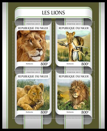 Poštové známky Niger 2017 Levy Mi# 4890-93 Kat 13€