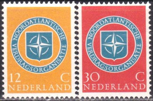 Poštové známky Holandsko 1959 NATO Mi# 728-29