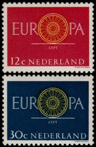 Poštové známky Holandsko 1960 Európa CEPT Mi# 753-54