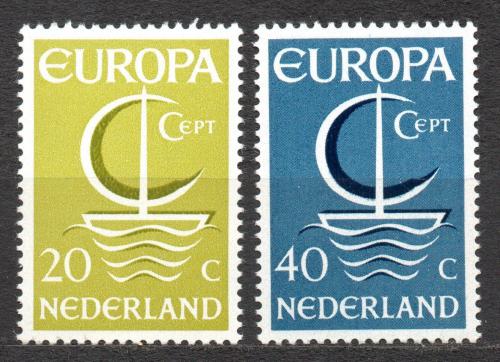 Poštové známky Holandsko 1966 Európa CEPT Mi# 864-65