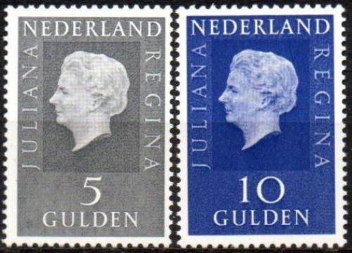 Poštové známky Holandsko 1970 Krá¾ovna Juliana Mi# 944-45 x Kat 15€