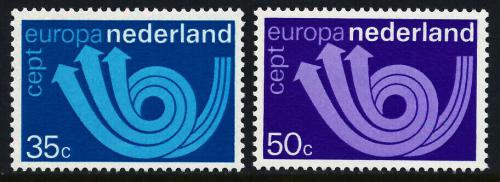 Poštové známky Holandsko 1973 Európa CEPT Mi# 1011-12