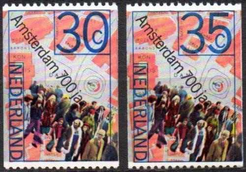 Poštové známky Holandsko 1975 Amsterdam, 700. výroèie Mi# 1043, 1045 C