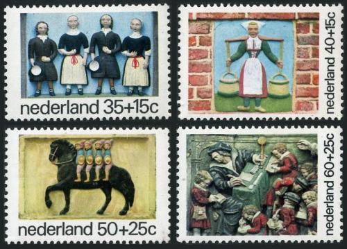 Poštové známky Holandsko 1975 Historické obklady Mi# 1059-62