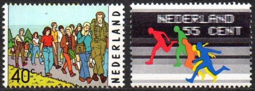 Potov znmky Holandsko 1976 portovn jubilea Mi# 1077-78