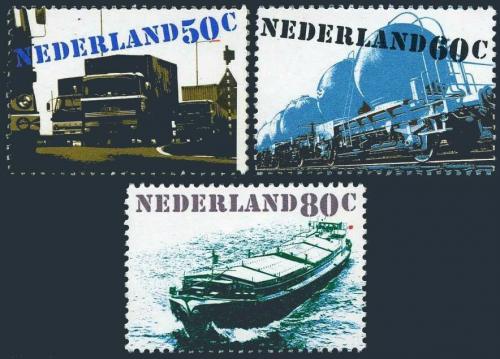 Potov znmky Holandsko 1980 Dopravn prostedky Mi# 1165-67 - zvi obrzok
