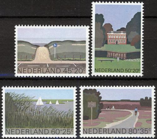 Potov znmky Holandsko 1980 Turistick zaujmavosti Mi# 1154-57 - zvi obrzok