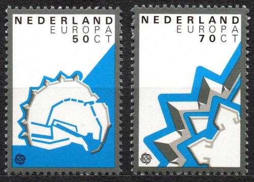 Poštové známky Holandsko 1982 Európa CEPT, historické události Mi# 1219-20