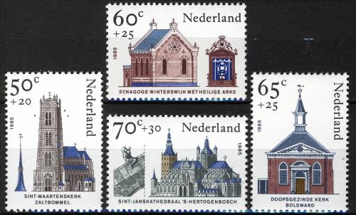 Poštové známky Holandsko 1985 Architektúra Mi# 1266-69