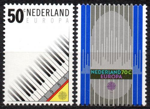 Poštové známky Holandsko 1985 Európa CEPT, rok hudby Mi# 1274-75