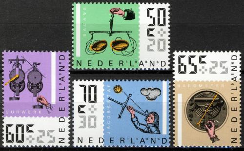 Potov znmky Holandsko 1986 Mc pstroje Mi# 1288-91