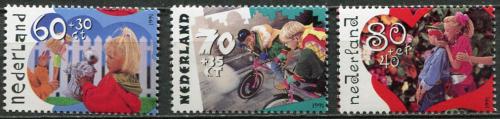 Poštové známky Holandsko 1991 Prázdniny Mi# 1423-25